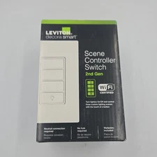 Leviton R02-D2SCS-1RW Decora Smart Wi-Fi 2nd Gen Scene Controller Switch 2668