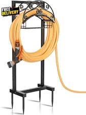 Garden Hose Holder Upgraded Water Hose Holder Holds 151-Feet Hose Heavy Duty