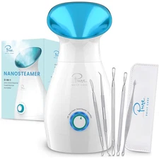 Pure Daily Care NanoSteamer Large 3-in-1 Nano Ionic Facial Steamer - Precise Tem