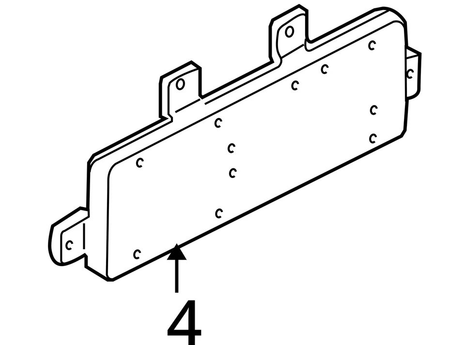 Cadillac Oldsmobile Sevilla Aurora 1998-1999 soporte eléctrico ICM 10492185 - NUEVO Foto 3 de 3