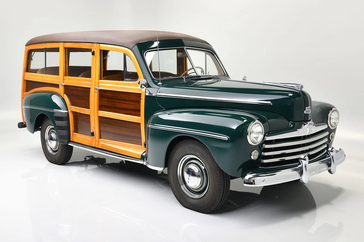 How much will this 1947 custom Ford Woody go for? IT comes from the personal collection of Edsel B. Ford II.