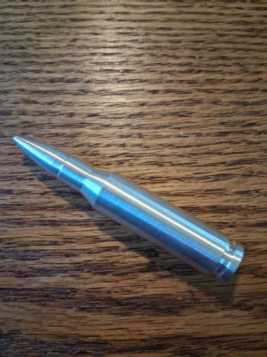 2 Troy oz  .308 CALIBER Solid SILVER BULLET 999 2nd Amendment * July 4th !*