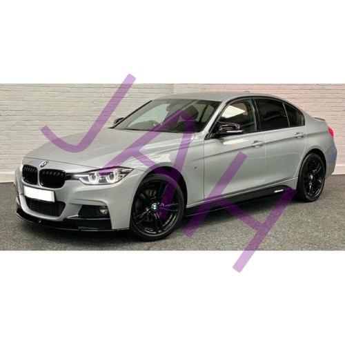 GLOSS BLACK SIDE STICKER SKIRT DECALS M PERFORMANCE FOR BMW F30 F31 F34 3 SERIES - Picture 9 of 13
