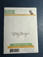 NEW! Simon Says Stamp-WAY TO GO Small Script Die - 2 3/4" x 3/4"