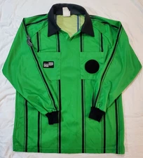 Official Sports International Green - Medium Soccer Referee Long Sleeve Jersey