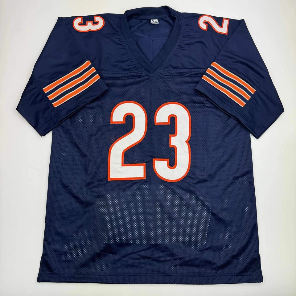 Autographed/Signed Devin Hester Chicago Blue Stat Football Jersey JSA COA - Image 4 of 4