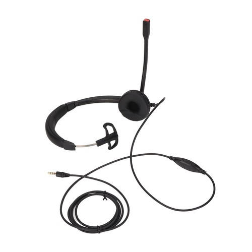 Telephone Headset Noise Reduction Volume Control 3.5Mm Straight Plug Unilate SPC - Zdjęcie 2 z 12