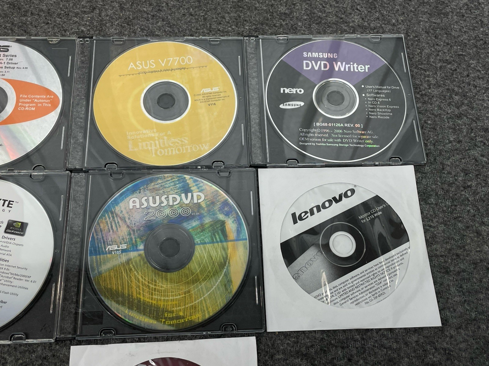 Assorted PC Lot of 7 Computer Software CD-ROM Drivers Win XP/7/10/11 | eBay