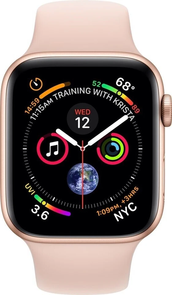 Apple Watch Series 4 – 40 mm | GPS | wie NEU & OVP | Alu. Gold + Sport Band Rosa - Bild 2 von 3