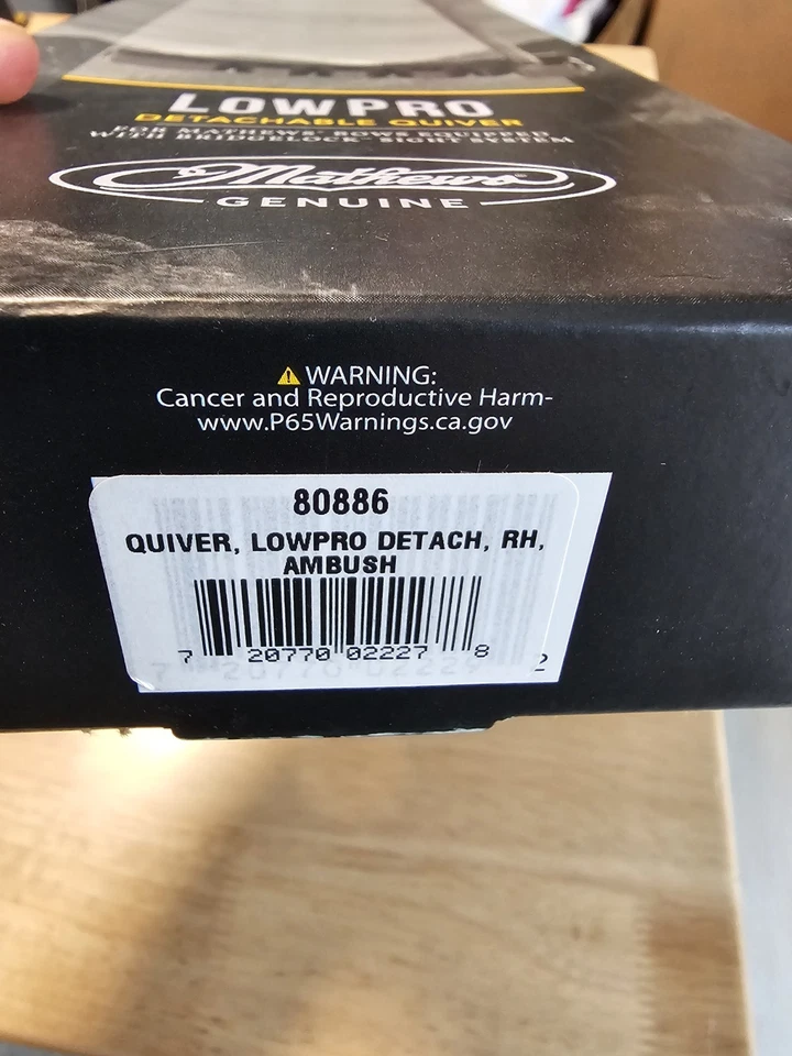 NUEVO Carcaj desmontable de 5 flechas Mathews serie Low Pro - Acabado verde emboscada - LowPro Foto 2 de 2