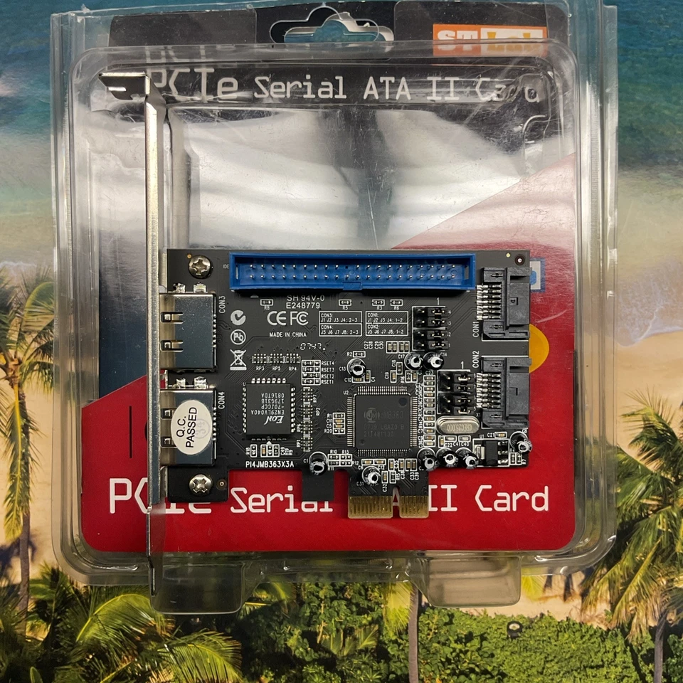 STLAB A-350 Dual Channel Serial-ATA II 3.0 Gbps PCI Express Controller Card/RAID - Image 2 of 4