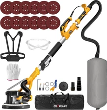 Drywall Sander, 880W 7.33A Electric Drywall Sander with Vacuum Dust Collector