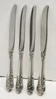 Grande Baroque By Wallace Dinner Knives Knife Set of 4 Sterling Handle 9-3/4"