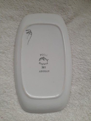 Poole Pottery Vintage Aegean Pin Tray/Dish - Picture 2 of 5