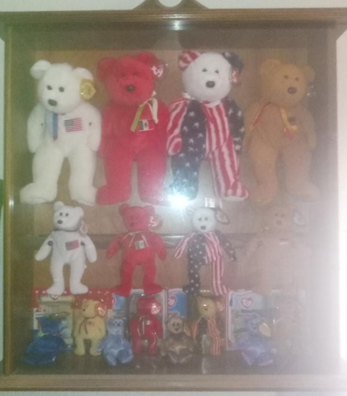 12 Beanie Babies International Bears II - USA, Germany, Italy flags + 4 others