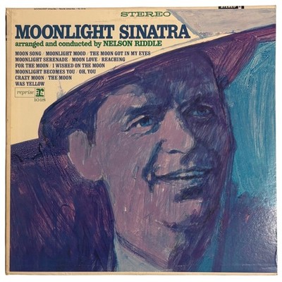 Frank Sinatra Moonlight Sinatra Vinyl LP Reprise FS-1018 Stereo Nelson Riddle