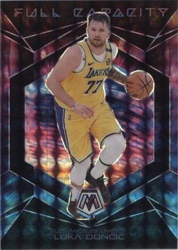 2024-25 Panini Mosaic Blue Sparkle Thunder Road Luka Doncic /125 