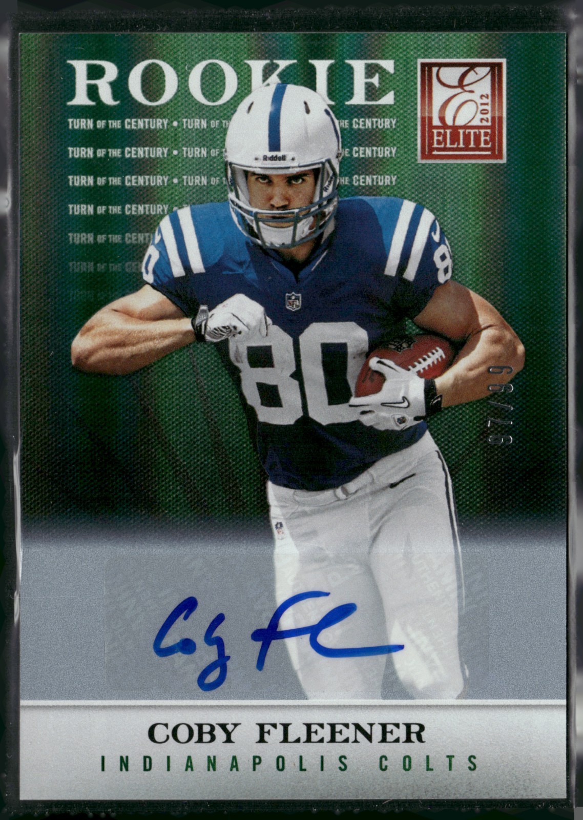 Coby Fleener Panini Elite #140 Turn of the Century Autograph