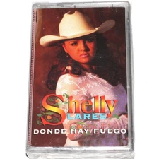 Shelly Lares - Donde Hay Fuego Cassette Tape 1998 Latin Tejano NUEVO NEW SEALED