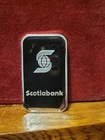 1 OZ SCOTIA BANK PROOF .999 SILVER BAR CANADA