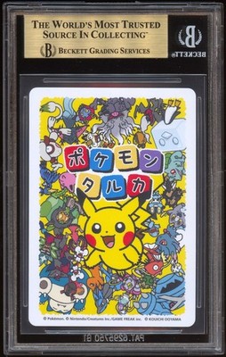 BGS 10 PRISTINE PIKACHU TARUKA CARD GAME POKEMON PLAYING CARDS