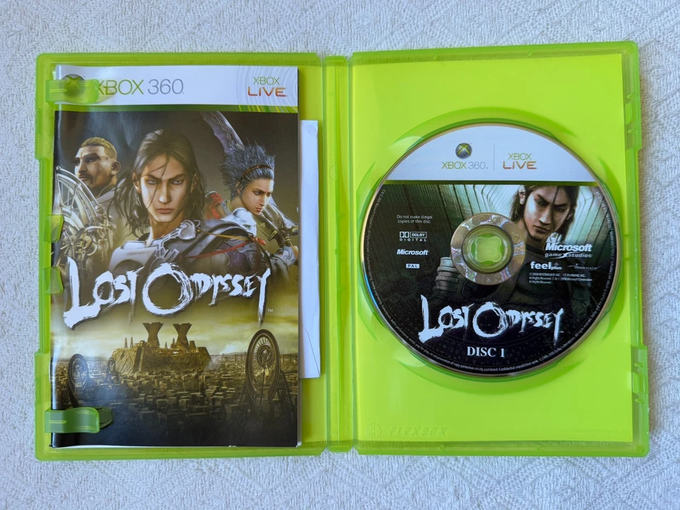Lost Odyssey XBOX 360 - UK PAL VGC CIB with 4 disc's & 3 inserts - Tracked - Image 4 of 4