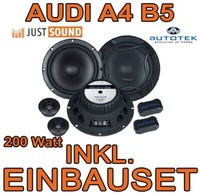 Audi A4 B5 Limo - Heck Lautsprecher - Autotek Boxen Ablage Hinten 16Cm Einbauset