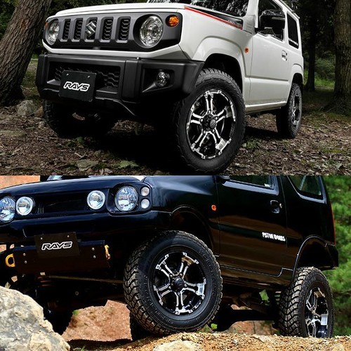 RAYS DAYTONA FDX-J 16x5.5J +20 +0 5x139.7 set of Wheels Jimny Diamond from JAPAN - Picture 9 of 9