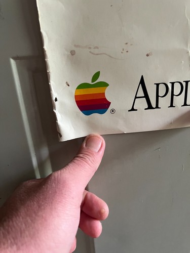 Vintage 80s Apple "Building An American Dream" Poster Giusti Rare! 24''x36" - Picture 7 of 9