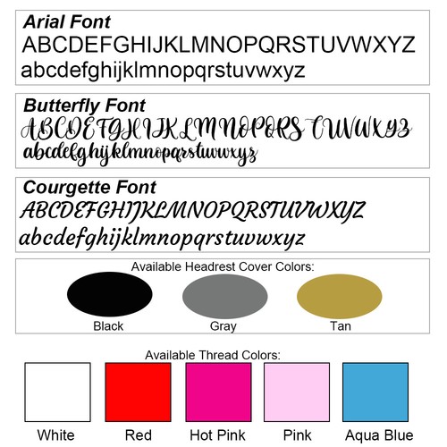 Cubierta de reposacabezas personalizada para Toyota AUTO camioneta SUV coche 1 pieza - Imagen 2 de 12
