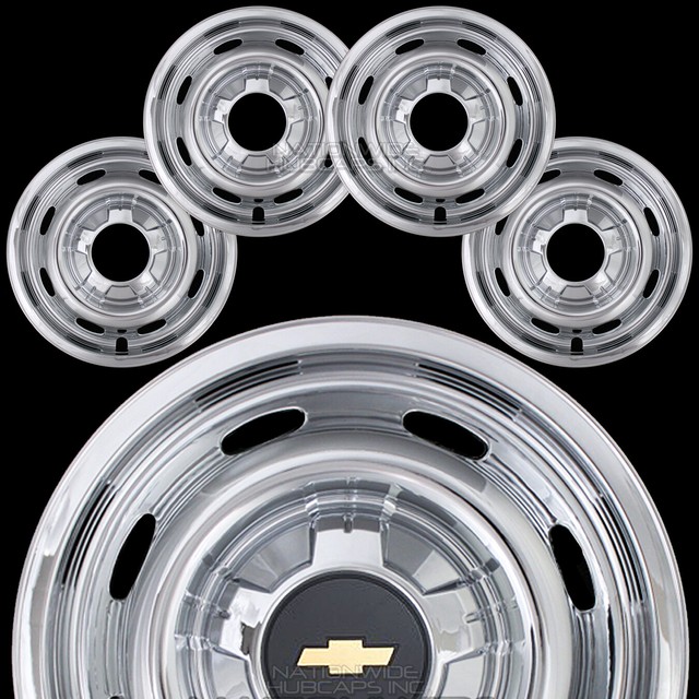 4 20042010 Chevy Colorado 15" 6 Lug Chrome Wheel Skins Hub Caps Rim