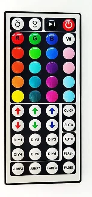 44 Key RF Remote Wireless RGB Controller DC 12V 24A for SMD 5050 3528 LED Strip - Image 3 of 4