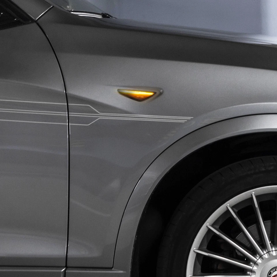 SCHWARZE LED Seitenblinker BMW X3 F25 X5 E70 X6 E71 E72 Alpina XD3 - Bild 3 von 4