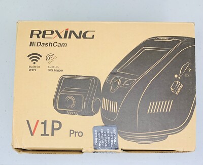 Rexing V1p Pro 1080P Dual 170 Degree Wide Angle Wi-fi Built-in