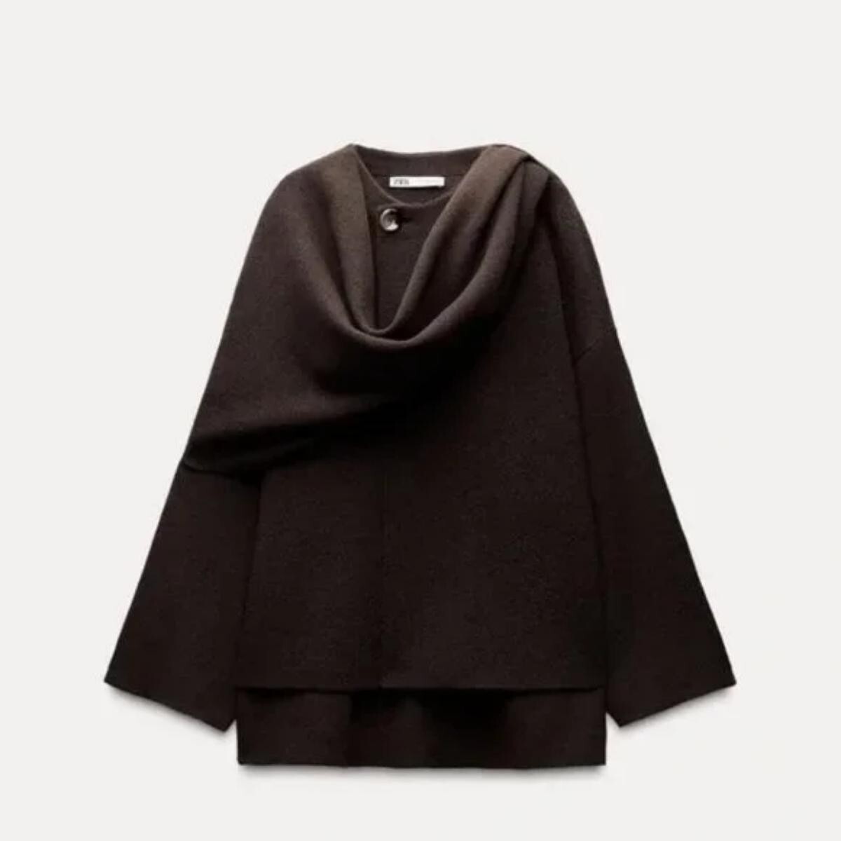 ZARA SHORT CAPE COAT | eBay