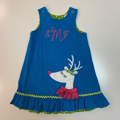 monogram christmas dress Monogrammed Corduroy Christmas dress in navy with santa monogram, Girls personalized Christmas dress, coordinating sibling Christmas outfits