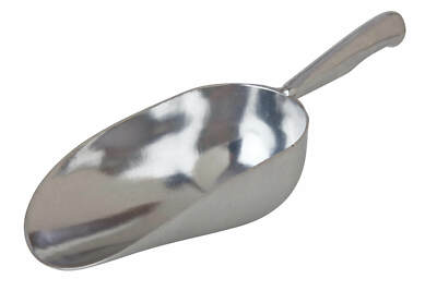 Aluminium Ice Scoop 5/12/24oz   Lightweight Sugar Scoop for Bar, Pub, Kitchen