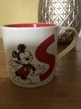 Authentic Origional Disney Parks Mickey Letters S Mug 