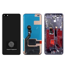 For Huawei P40 Pro LCD OLED Display Touch Screen Digitizer Assembly with Frame