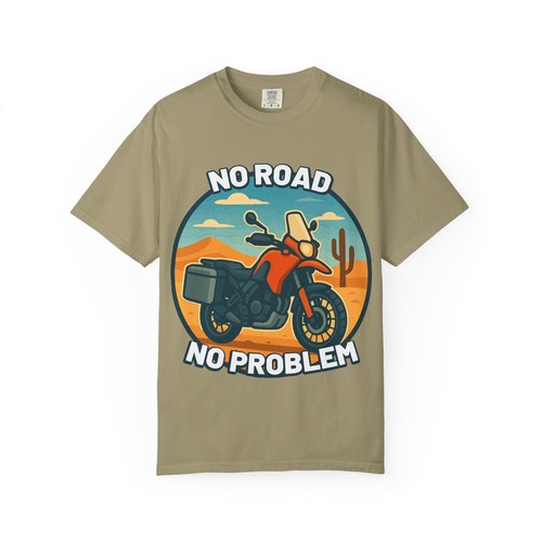 Adventure Rider ADV Unisex T-Shirt - No Road No Problem Design - Bild 22 von 29