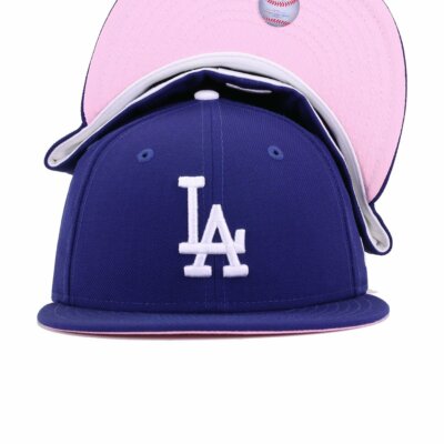 Los Angeles Dodgers 59FIFTY キャップネイビー/ピンク New Era Los Angeles Dodgers 59Fifty First Hat Cap Pink