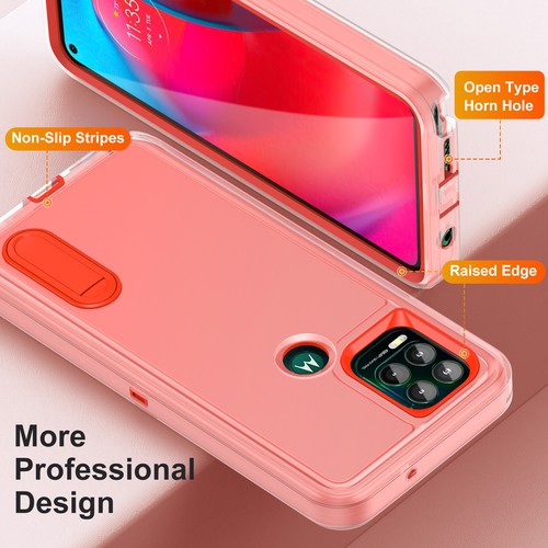 For Motorola Moto G 5G/Power/Stylus/Play 2023 Shockproof Rubber Case Stand Cover - Picture 16 of 90