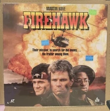 FIREHAWK Laserdisc LD WIDESCREEN FORMAT martin kove SEALED COPY
