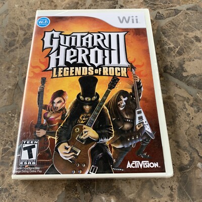 Wii Guitar Hero Legends Of Rock Game SEALED NEW
