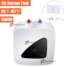 Instant Electric Hot Water Heater Shower Compact Mini-Tank Storage RV 15L 110V