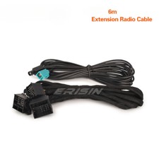 Universal 6M Long Radio Power Extension Wiring Harness for BMW 3er Car Stereos