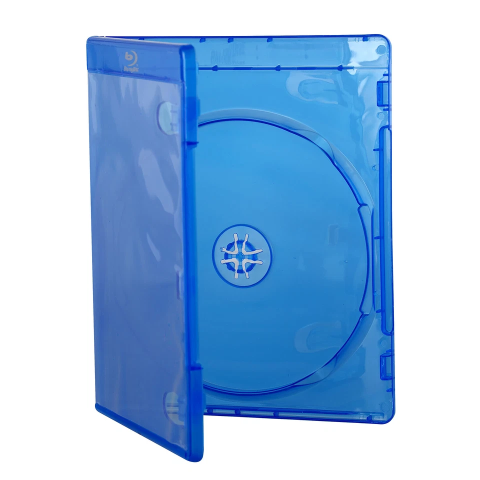 Estuche Vacío 10 Piezas Blu-Ray DVD CD Una Película Disco de Música Estuche de Almacenamiento 11mm Plástico Foto 2 de 4