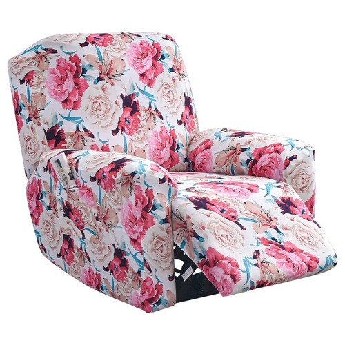 Printed Recliner Cover Slipcover for Living Room Protector Armchair Cover 1 Seat - Picture 31 of 45
