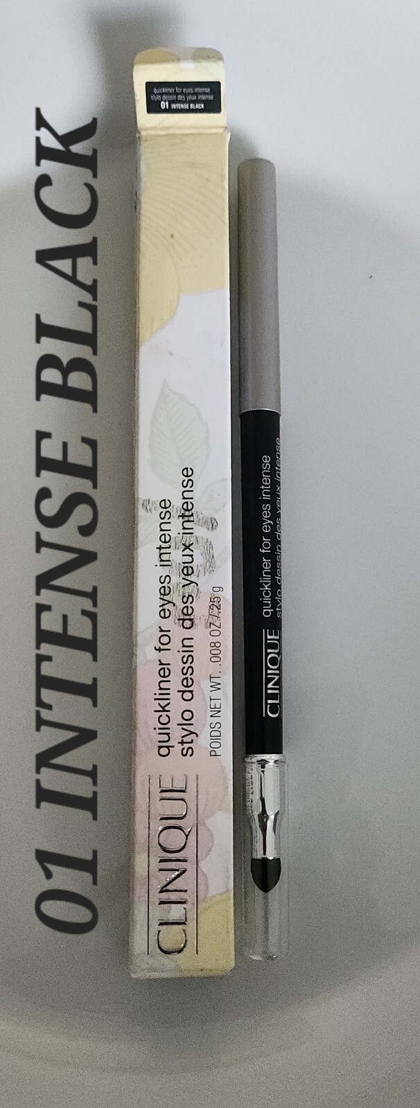 CLINIQUE Quickliner For Eyes Intense Richly Pigmented Eyeliner 01 INTENSE BLACK