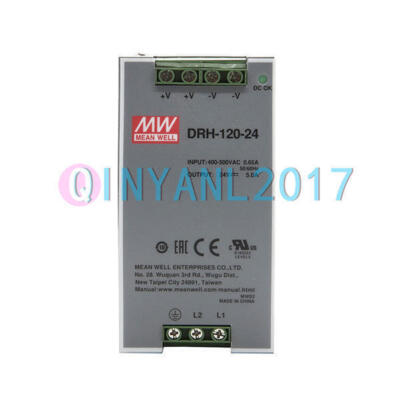 1PC New MeanWell DRH-120-24 24V Power Supply #W2